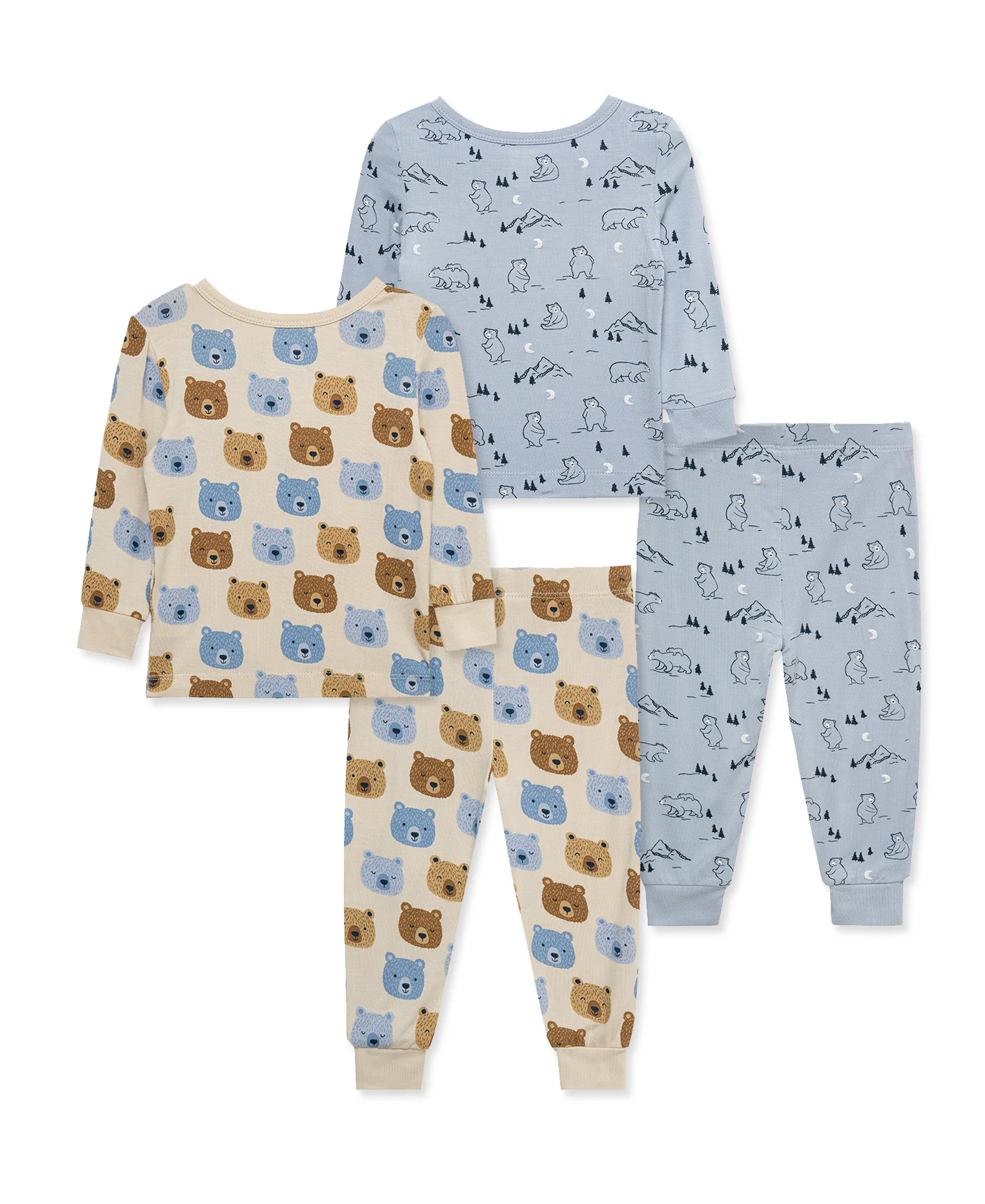 Bear 4-Piece Pajama Set (2T-4T) - Image 6