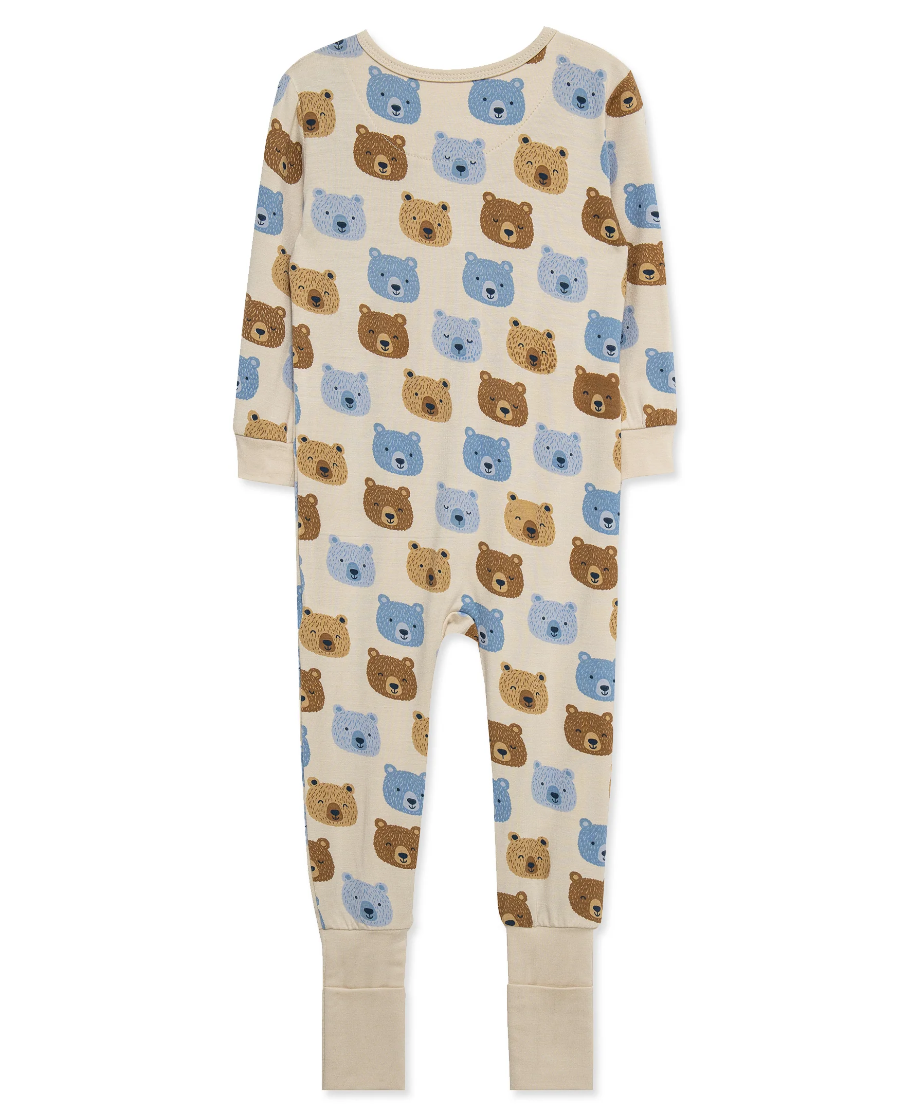Bear Non-Slip Zip Front Footie (12M-24M) - Image 4
