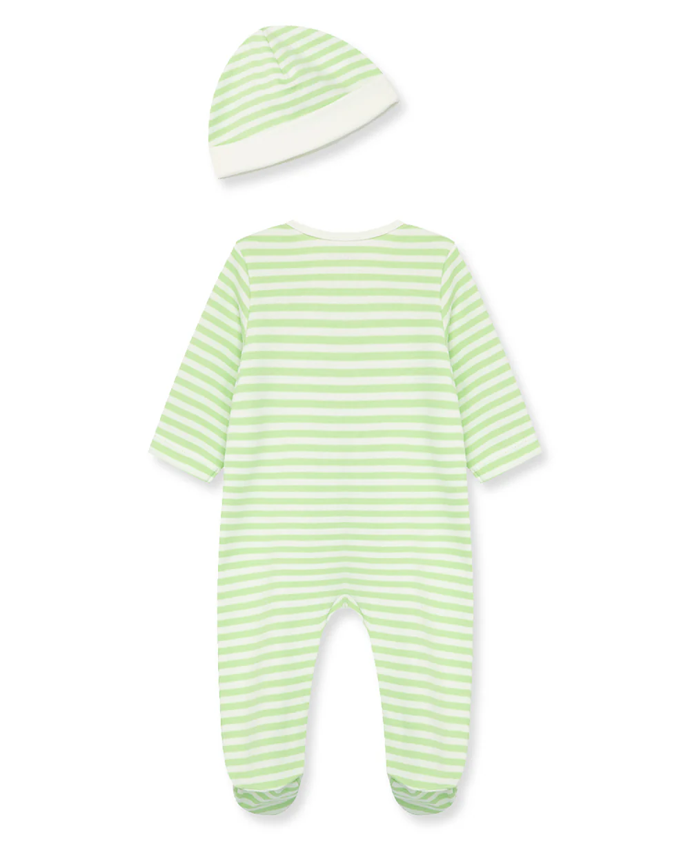 Caterpillar 2-Way-Zip Footie & Hat - Image 3