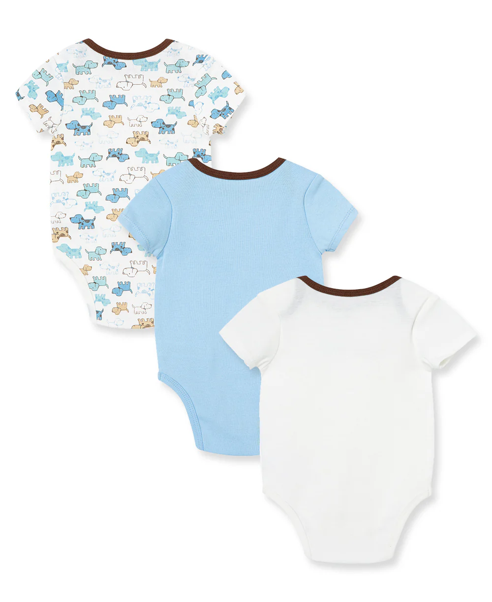 Cute Puppies 3-Pack Bodysuits - Image 4