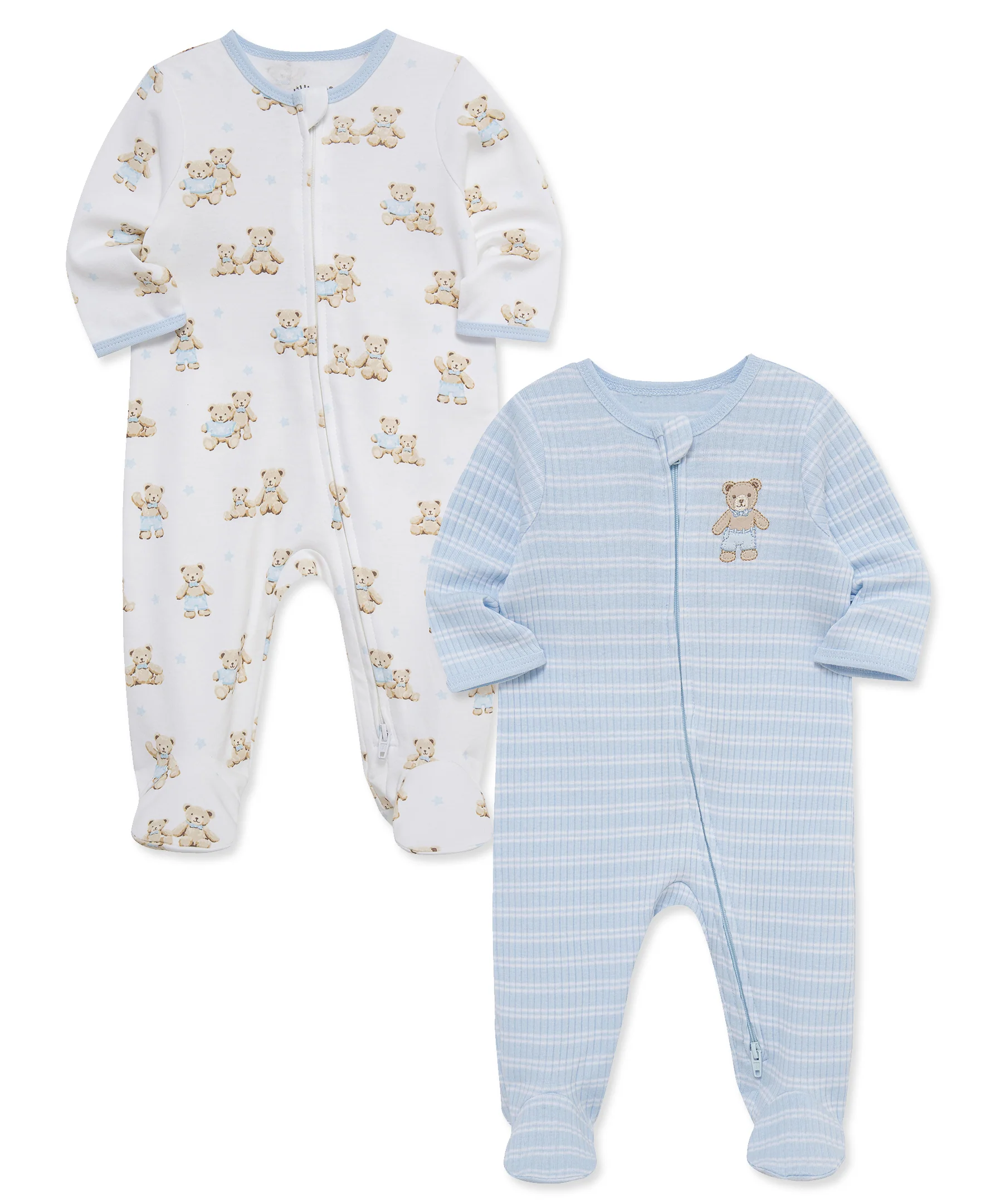 Dashing Bears 2-Way-Zip Footies 2-Pack - Image 4