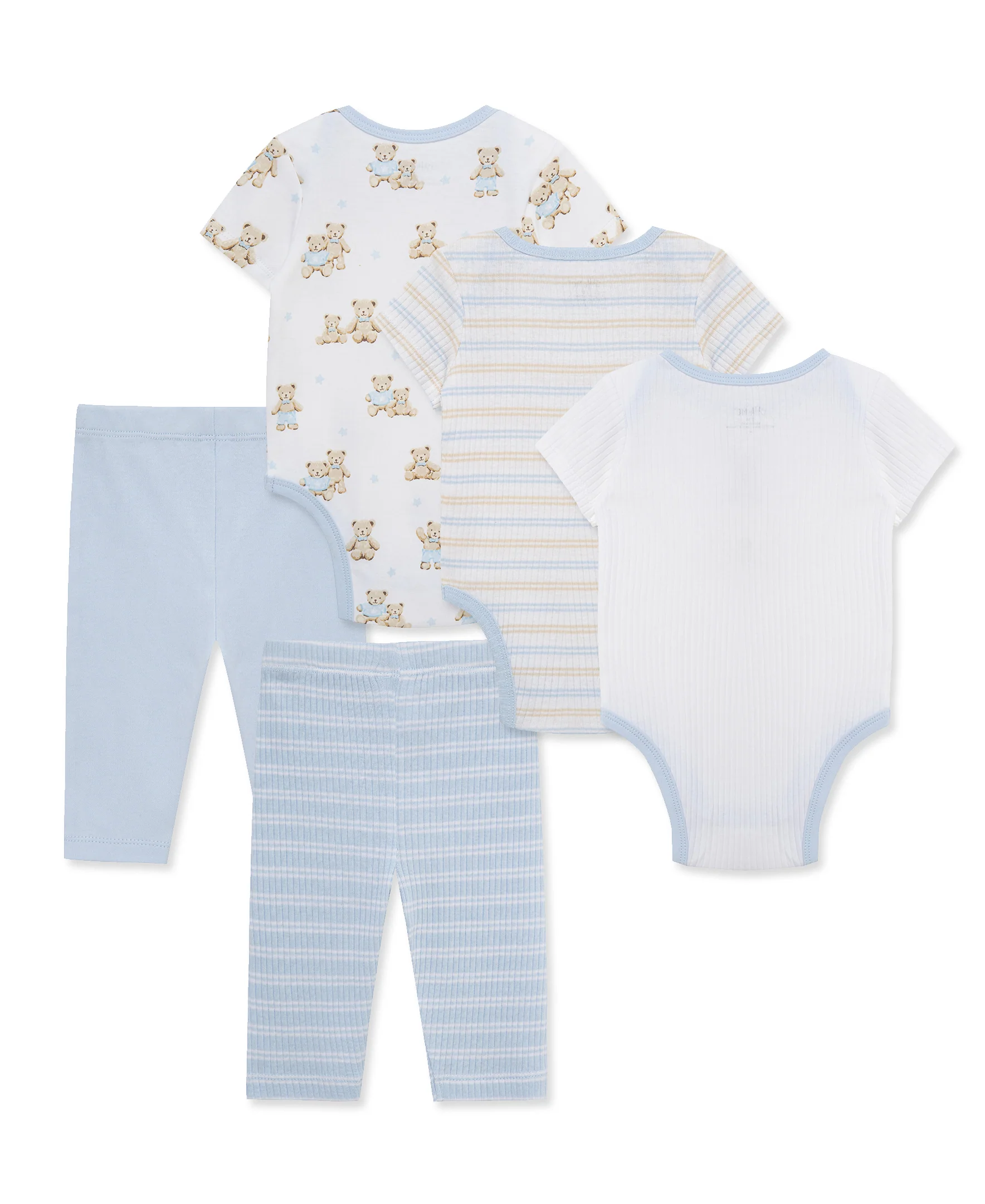 Dashing Bears 5-Piece Bodysuit & Pant Set - Image 7
