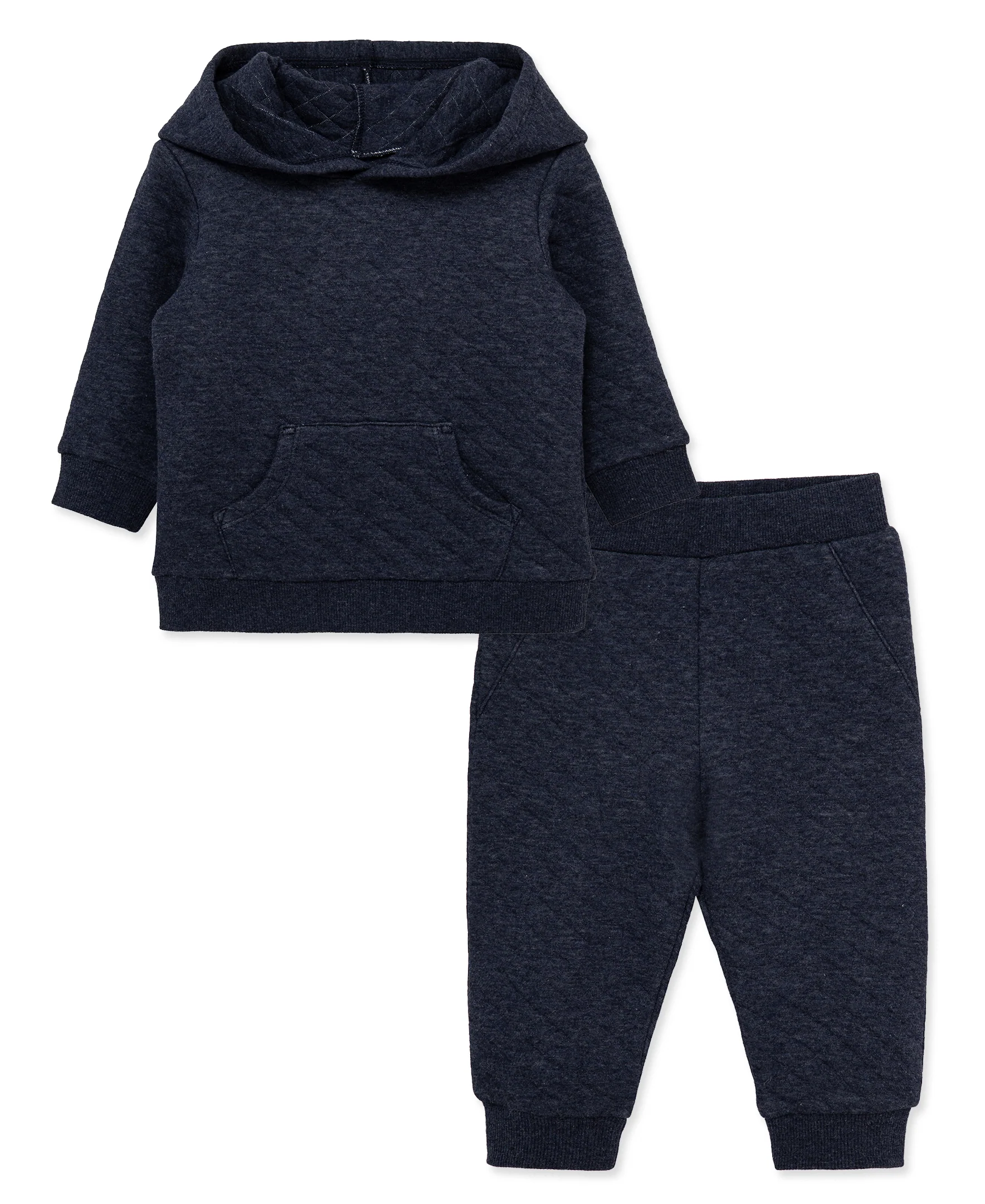 Diamond Hooded Sweatshirt Set (12M-24M)