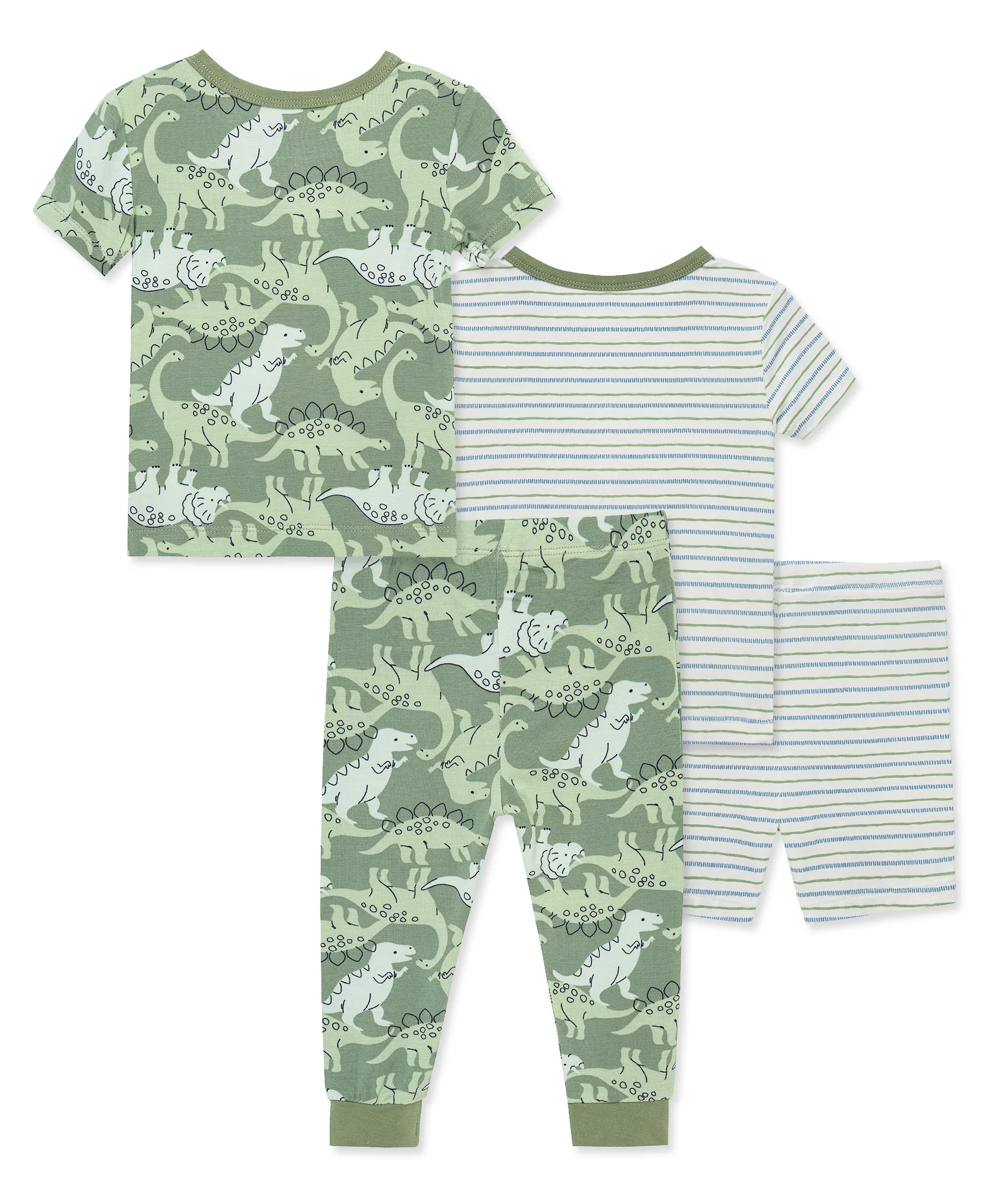 Dino 4-Piece Pajama Set (2T-4T) - Image 6