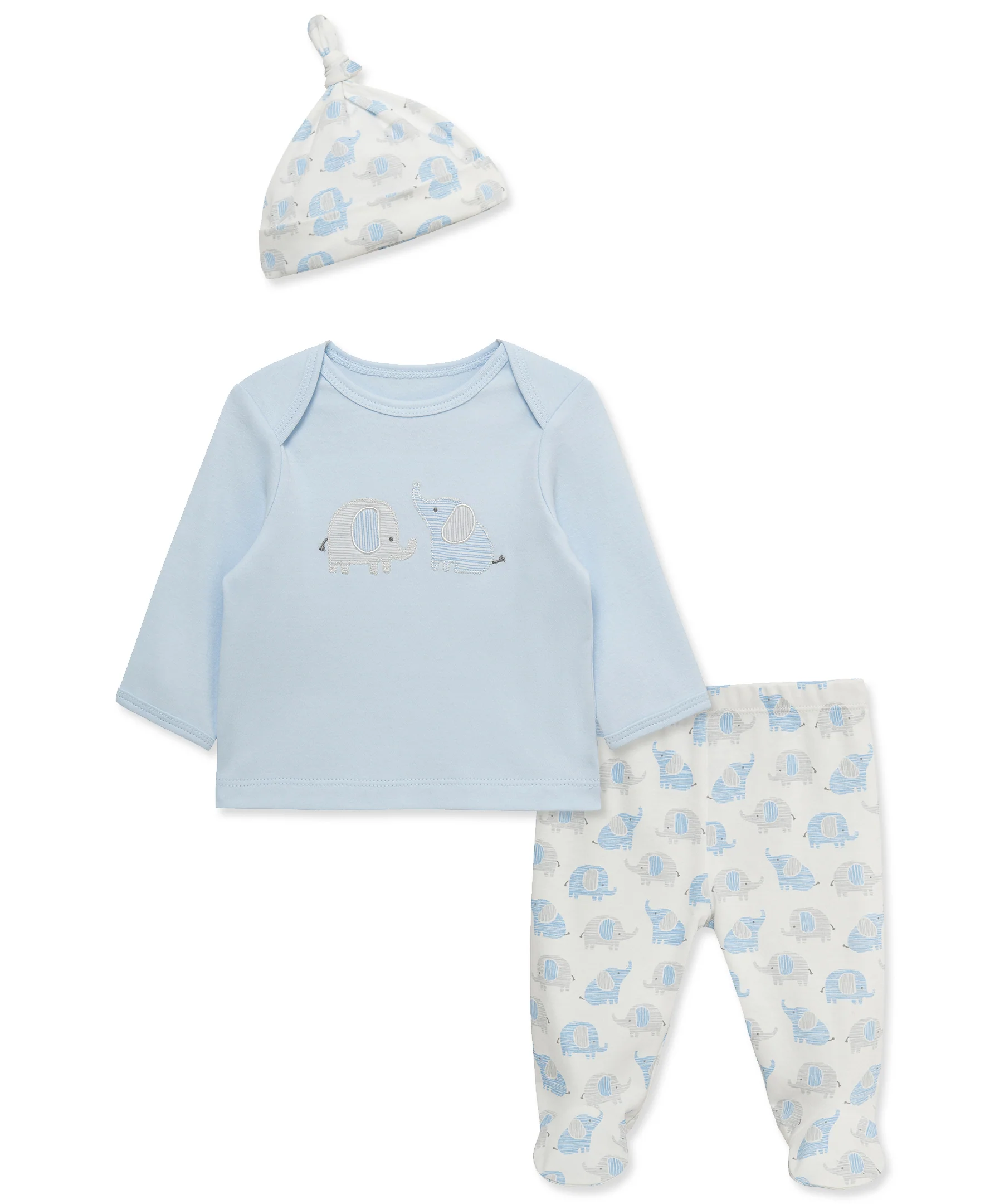 Elephants Footed Pant Set (NB-9M)