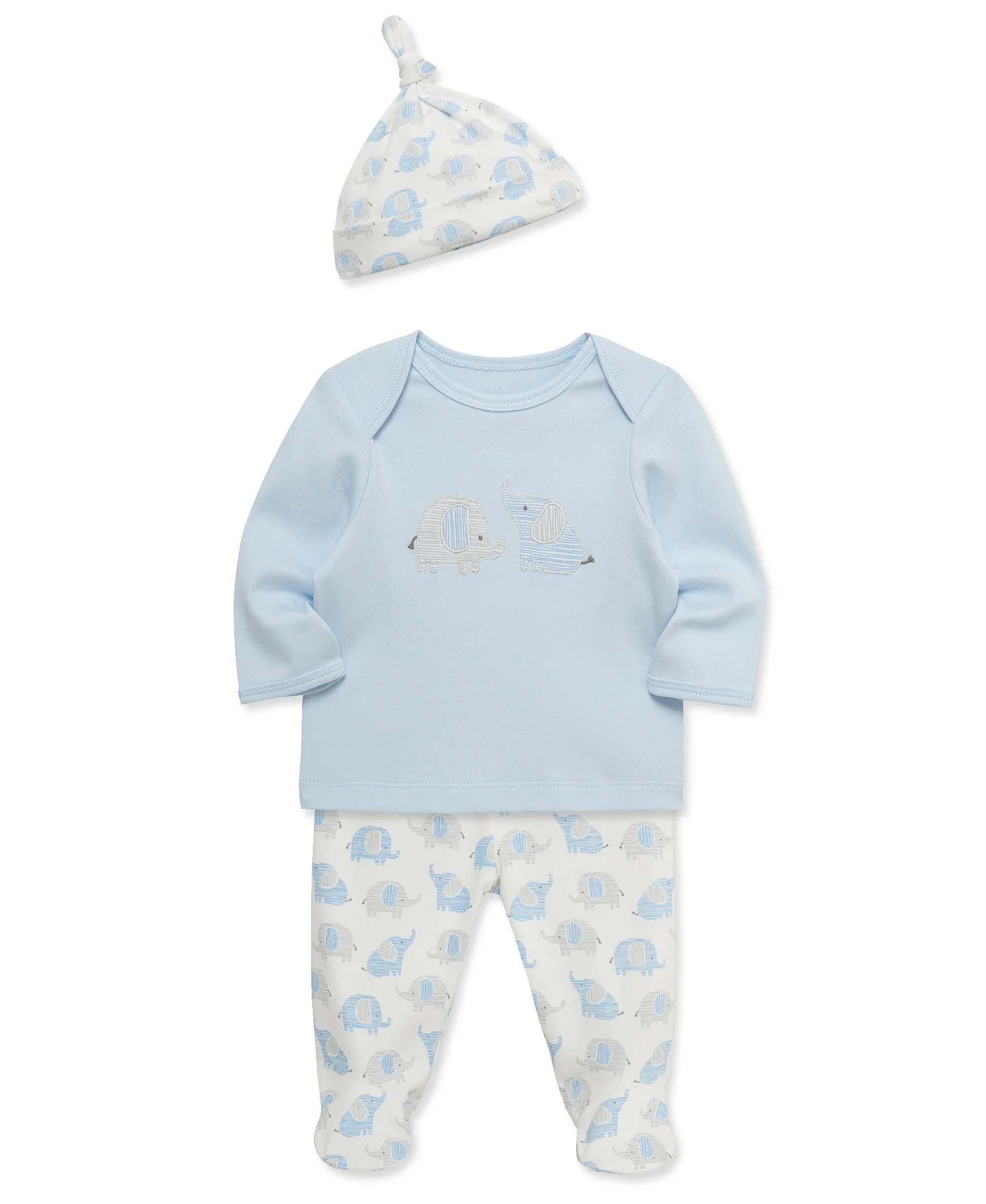 Elephants Footed Pant Set (NB-9M) - Image 4