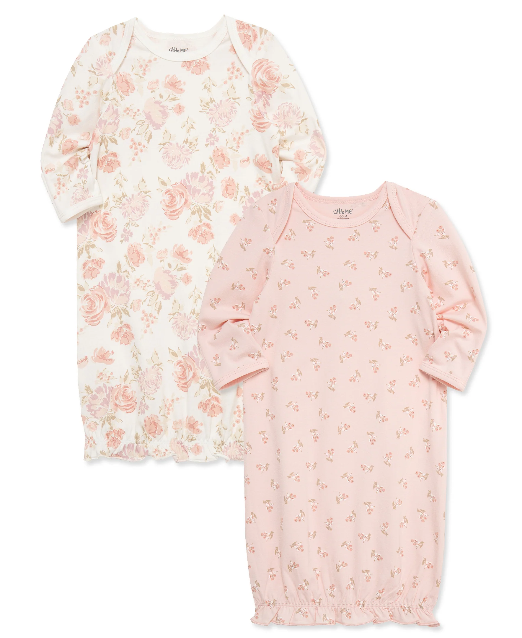 Fabulous Floral Sleeper Gowns 2-Pack - Image 4