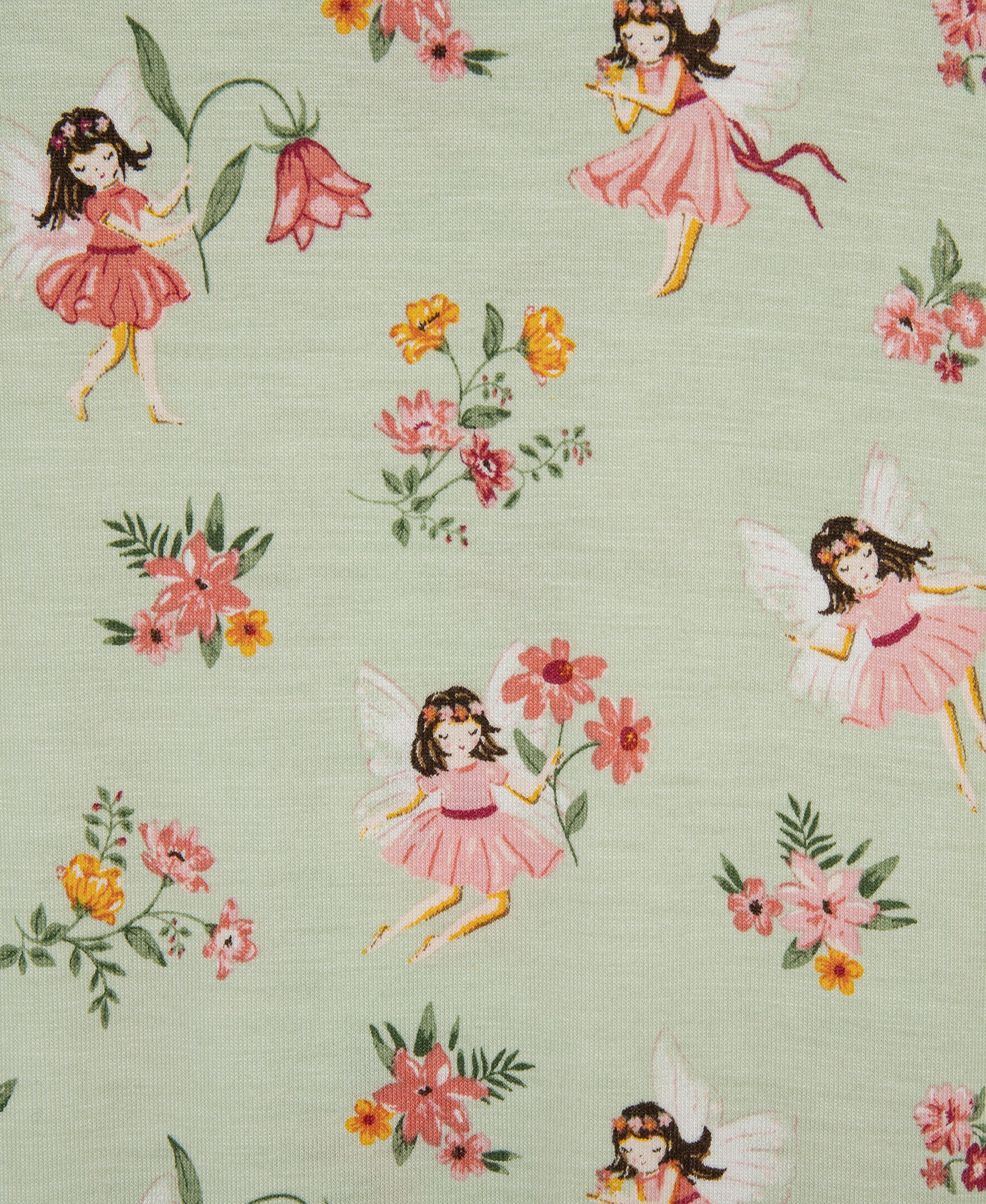 Fairy Non-Slip Zip Front Footie (12M-24M) - Image 2