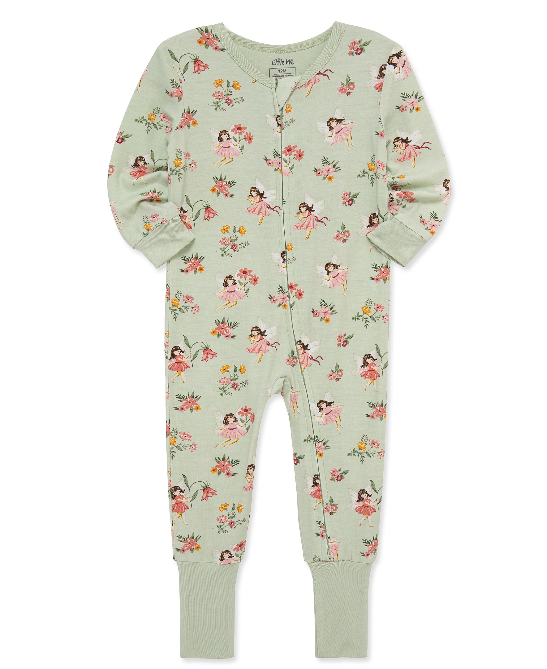 Fairy Non-Slip Zip Front Footie (12M-24M) - Image 3