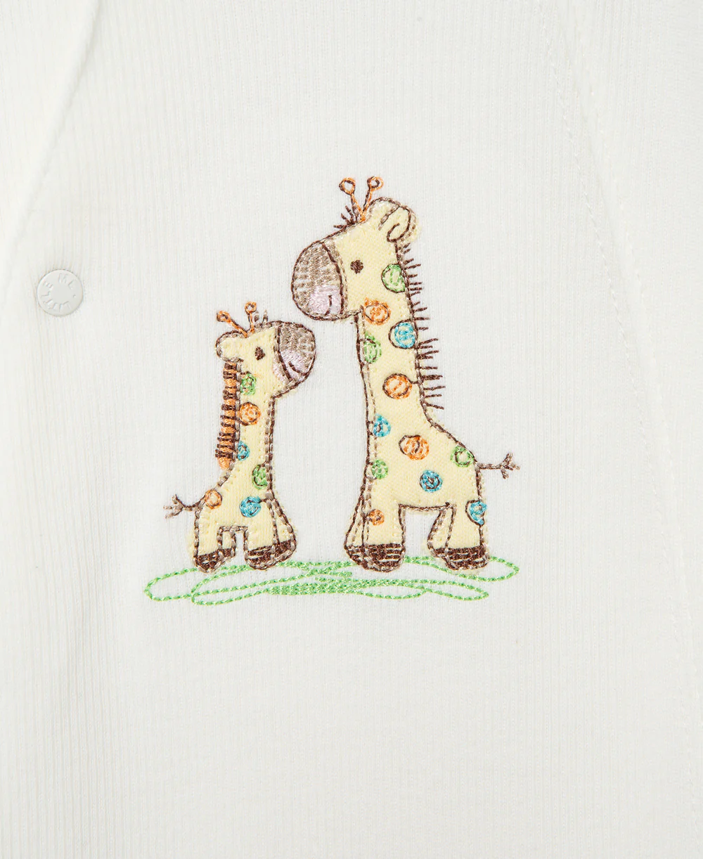 Giraffe Footed One-Piece & Hat - Image 5