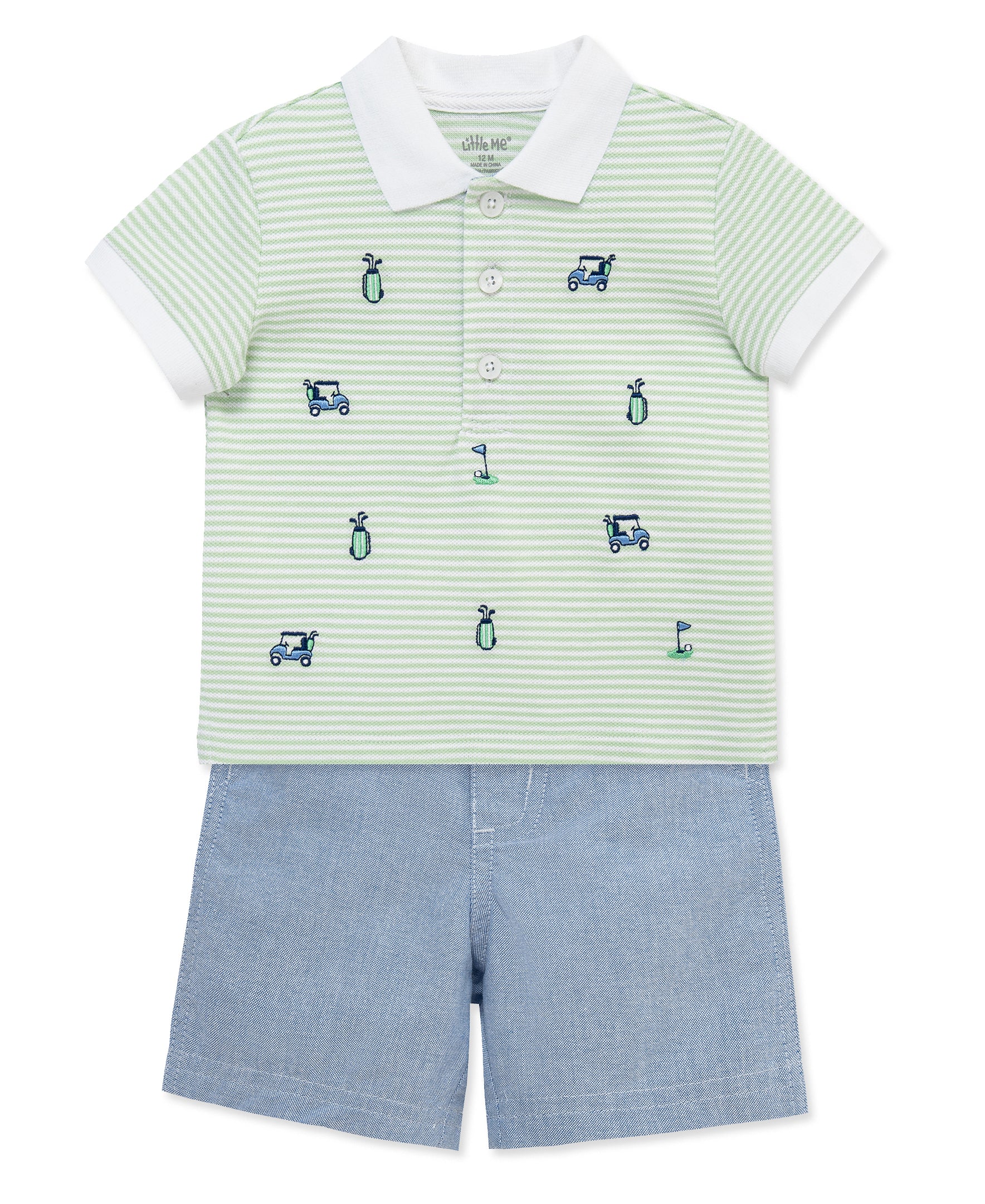 Golf Polo Short Set (2T-4T)