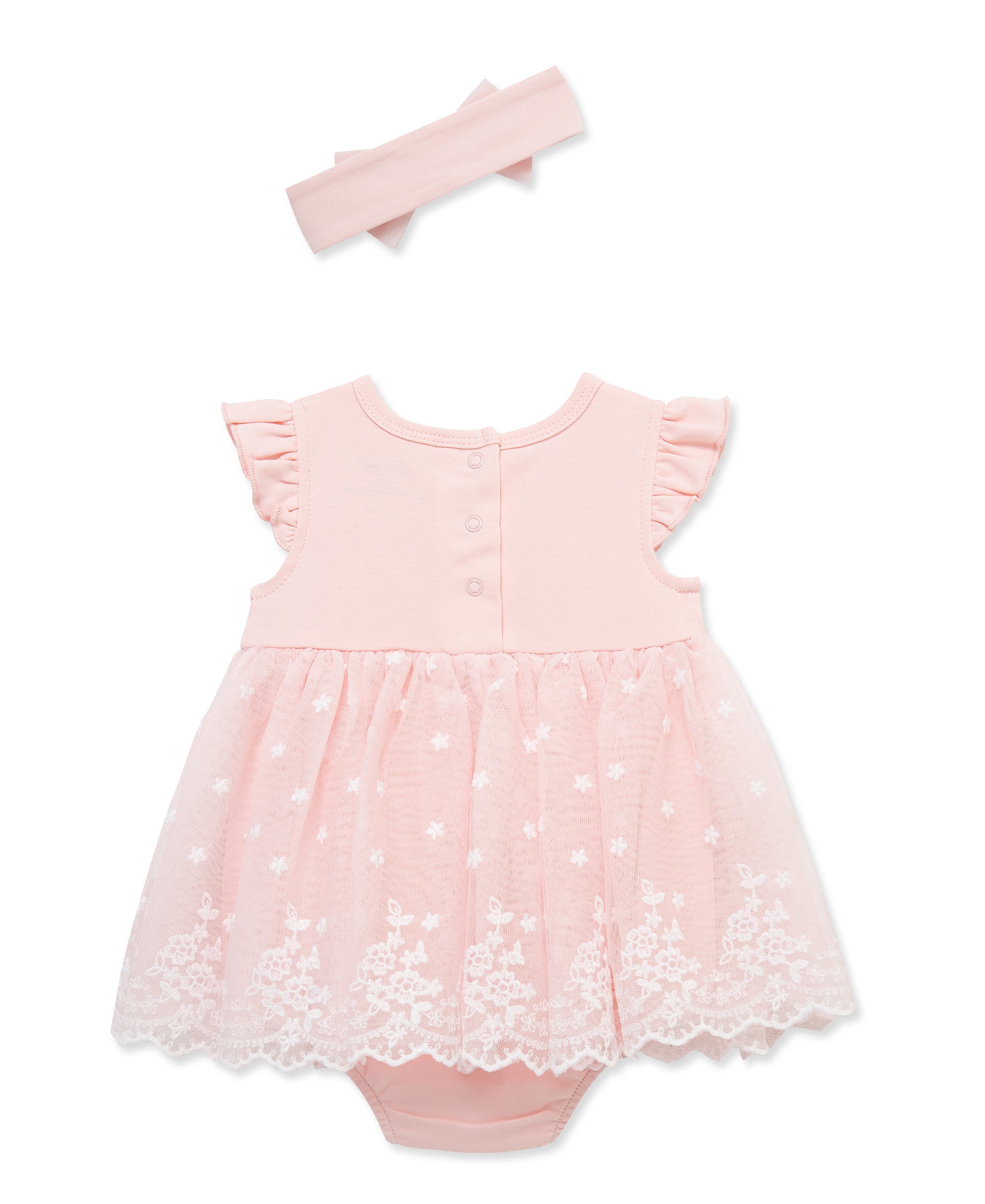 Lace Border Tutu Popover & Headband - Image 3