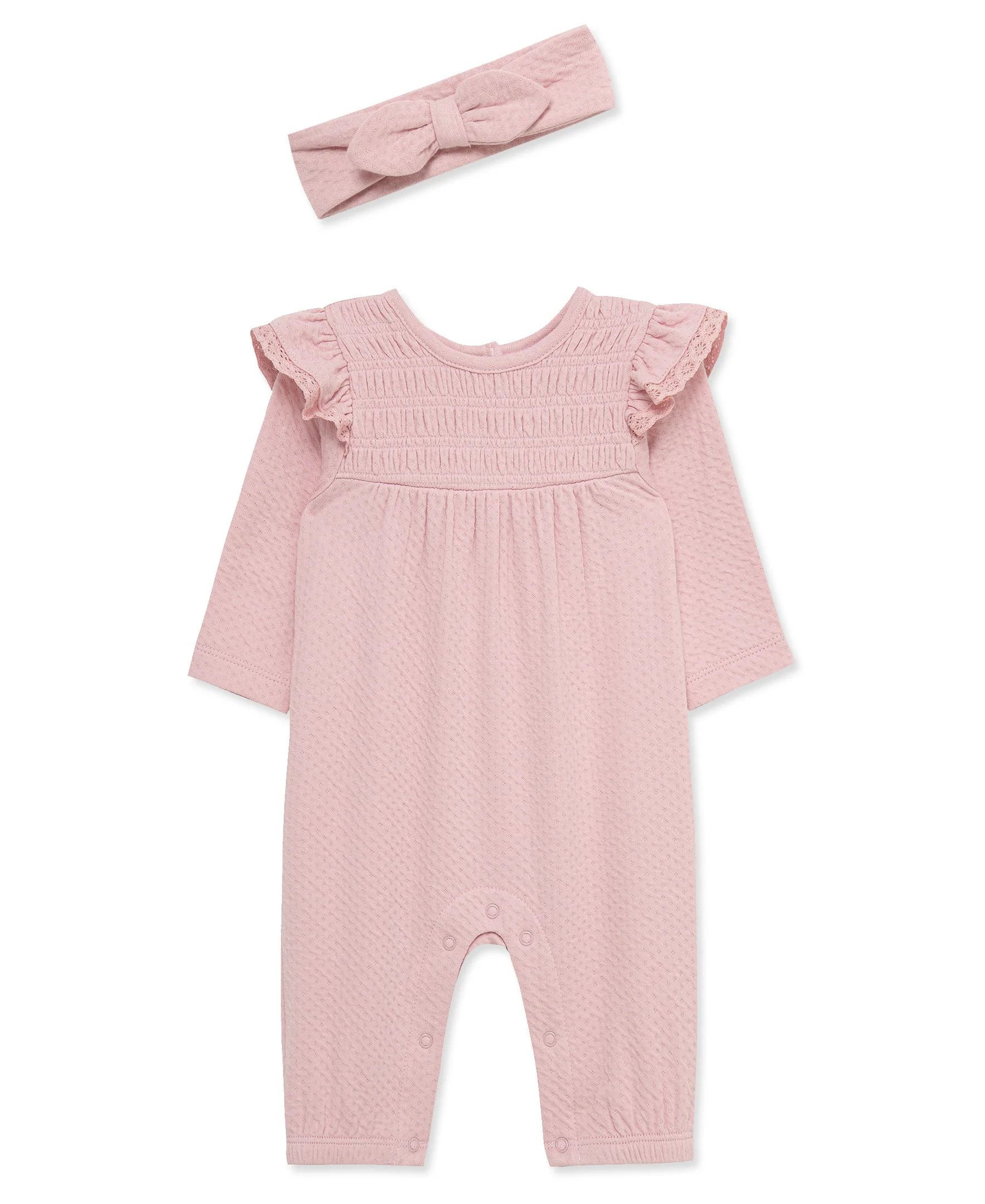 Mauve Smock Coverall Set