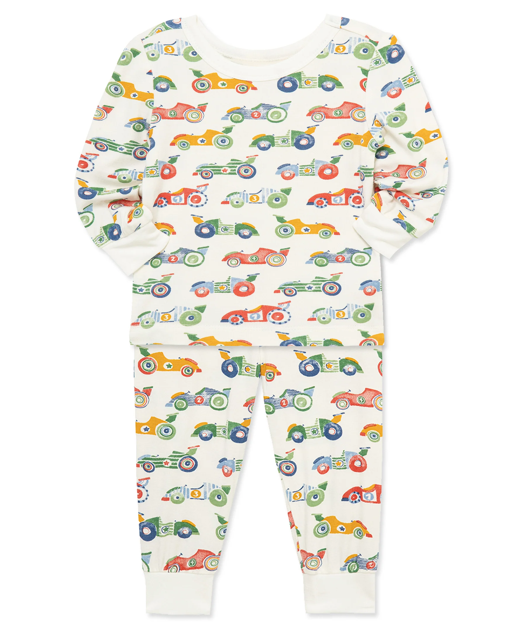 Race Car 4-Piece Pajama Set (2T-4T) - Image 5