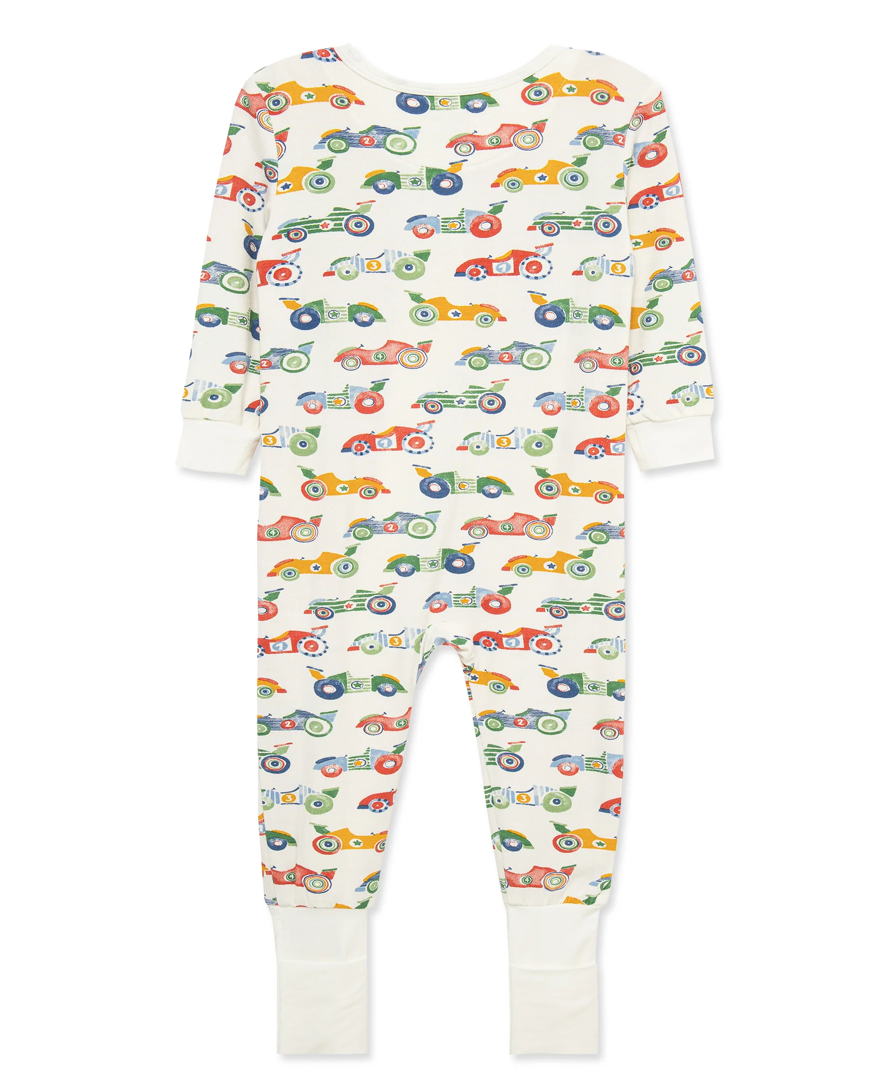 Race Car Zip Front Footie Pajama (12M-24M) - Image 4