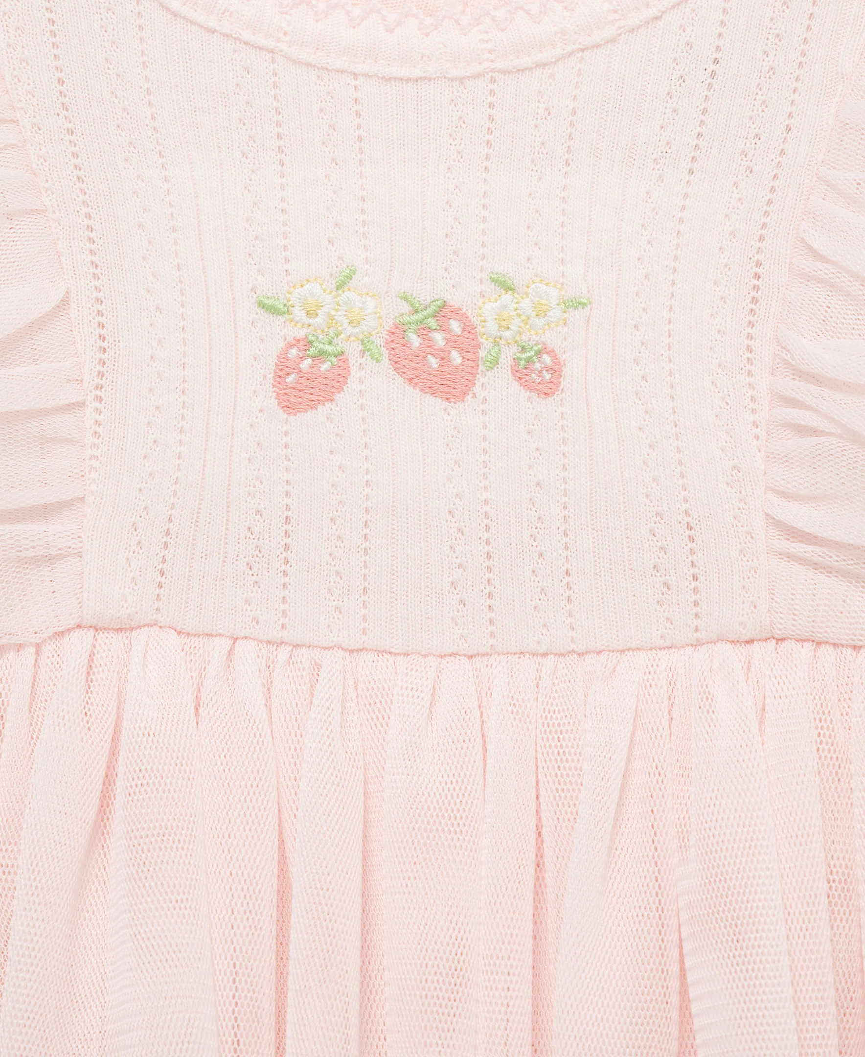 Strawberry Tutu Popover & Headband - Image 2