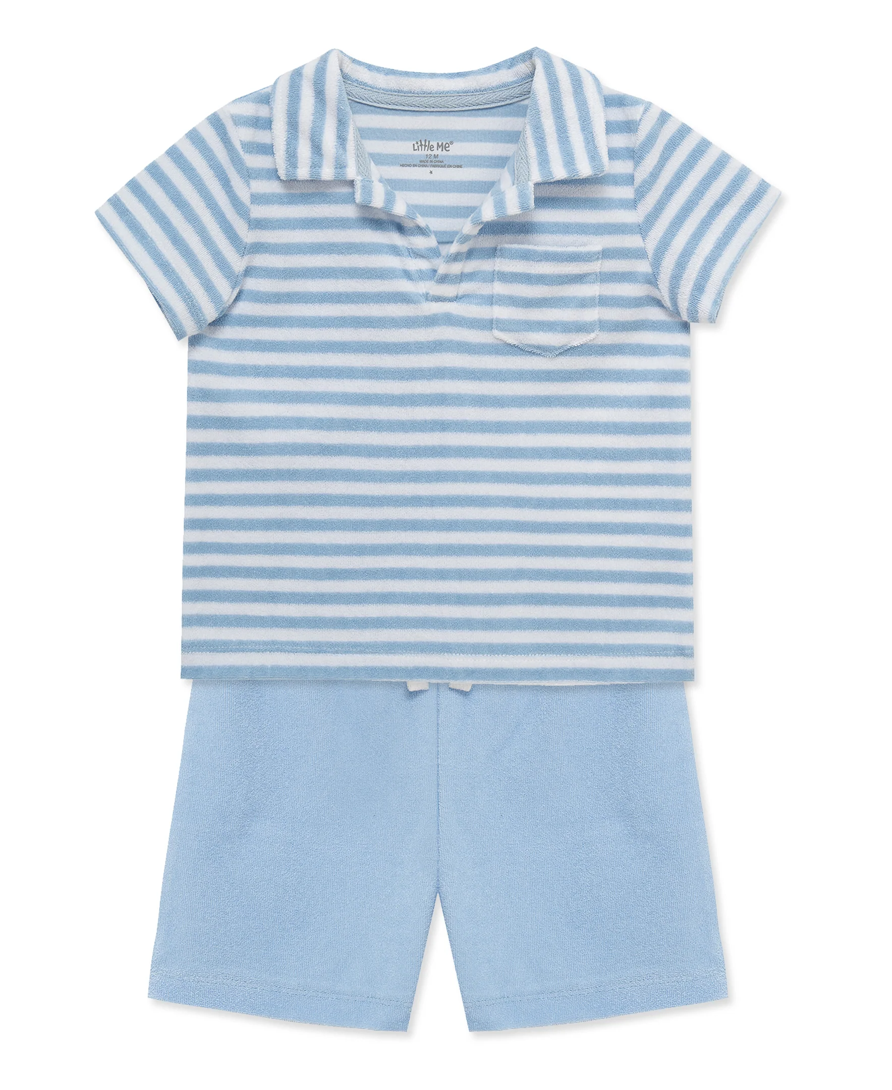 Stripe Terry Short Set (2T-4T) - Image 4