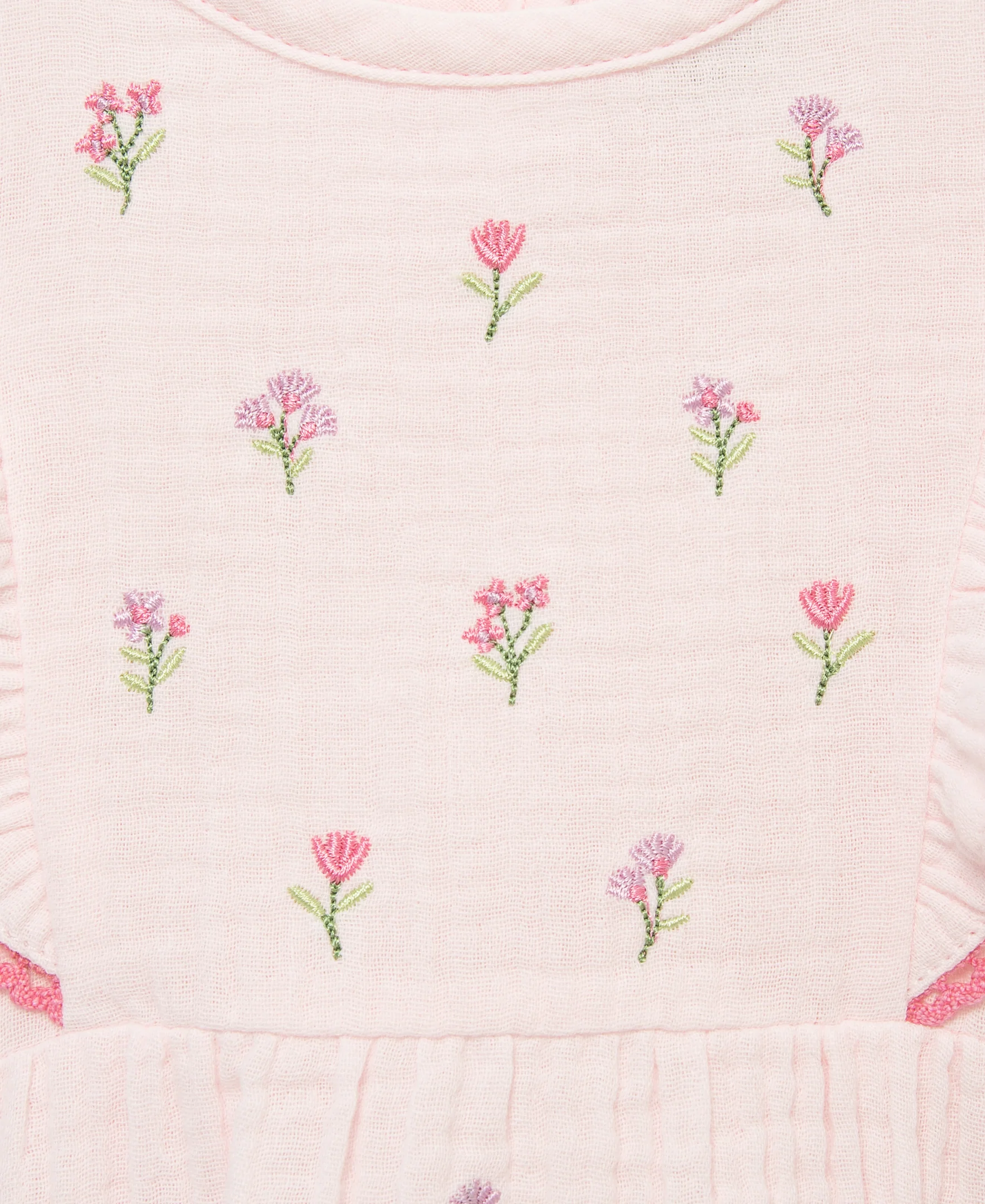 Tiny Flowers Woven Bubble & Headband - Image 2