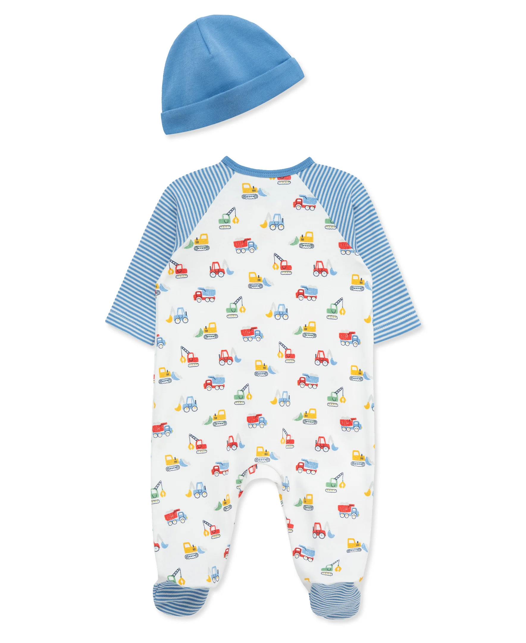Trucks Zipper Footed One-Piece and Hat - Image 3